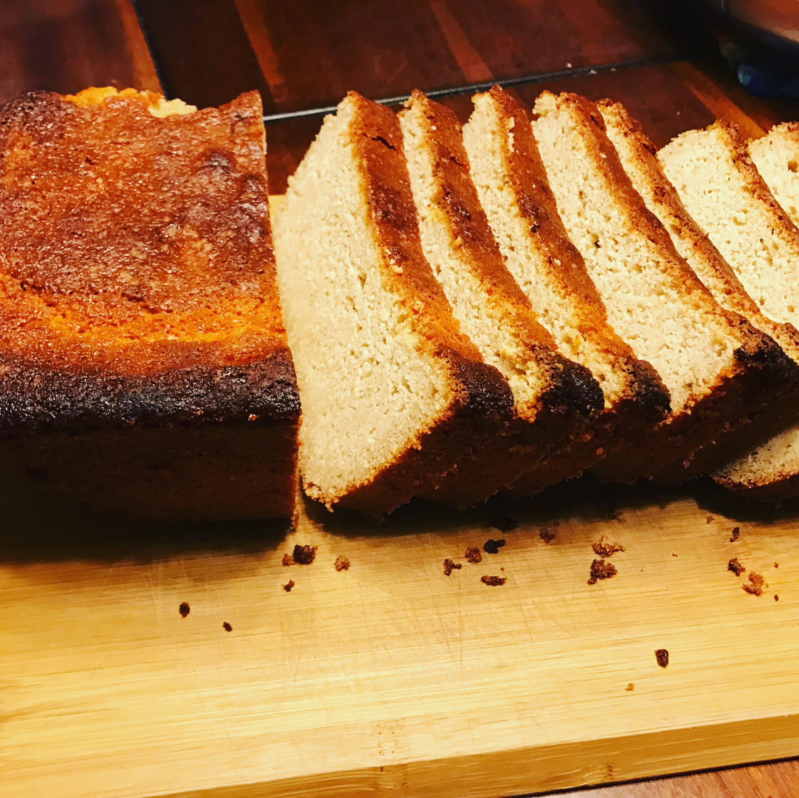 Whole Wheat Sourdough Ricotta Pound Cake